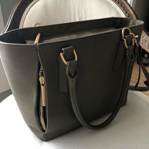 Dagne Dover midi tote in Olive Green